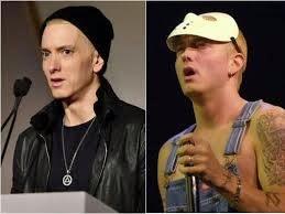 Ma cosa è successo ad Eminem?! La sua faccia è una maschera