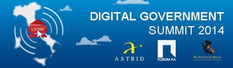 Digital government summit 2014 #TigDGov 26/27 Novembre