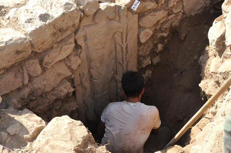 Stele di un dio sconosciuto ritrovata in Turchia
