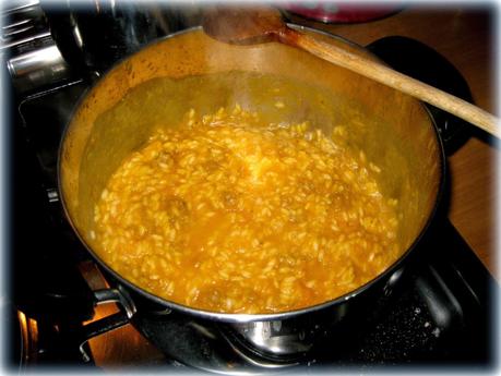 RISOTTO CON ZUCCA E SALSICCIA