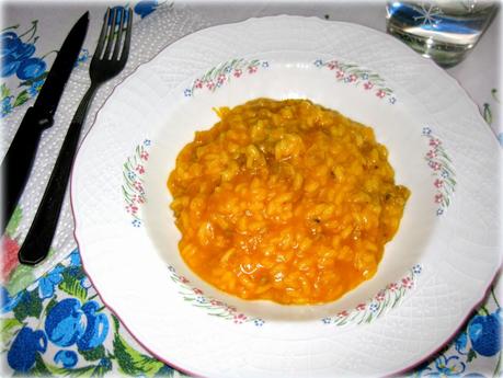 RISOTTO CON ZUCCA E SALSICCIA