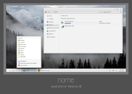 Nome - Thema - Windows - 10