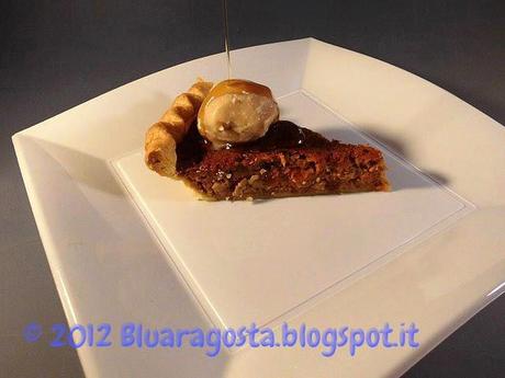 pumpkin pie con gelato alla guinness e succo d'acero