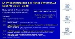 Programmazione Fondi Europei