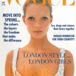 La prima cover di Vogue di Kate 1993