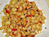 Pasta cozze patate bottarga!!