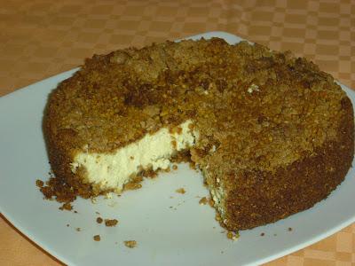 Cheese cake ricotta e biscotti