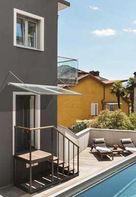 R442 PENSILINA CON TIRANTI1 La nuova linea di pensiline modulari di BT Group, tra ricerca e innovazione