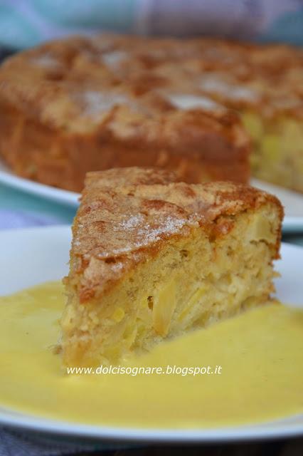 Torta di mele, o di pere..senza burro