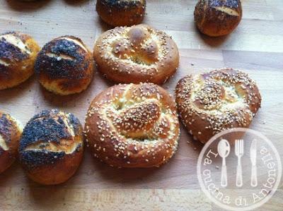 Laugenbrot e bretzel unico impasto