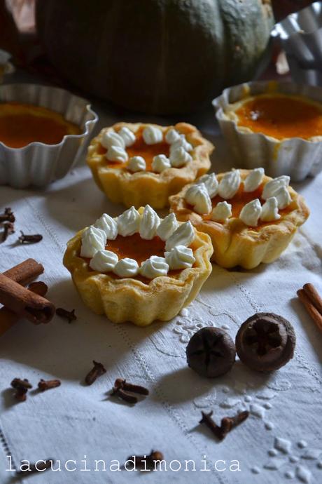 pumpkin pie - minipie di alla zucca