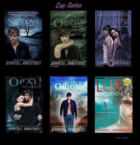 Attraverso le copertine #2: The Lux Series by Jennifer Armentrout