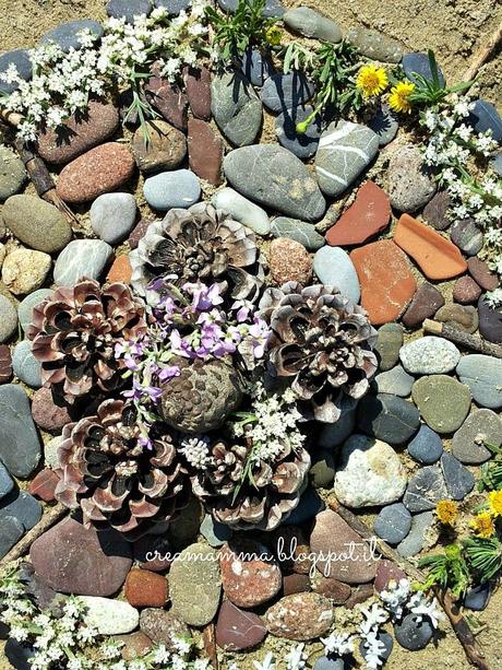 Mandala con elementi naturali