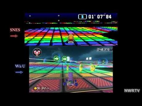 Mario Kart 8: Rainbow Road a confronto con la versione originale