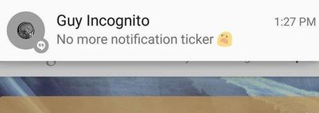 Android 5.0 Lollipop e l'abbandono della notifica testuale sulla barra delle notifiche