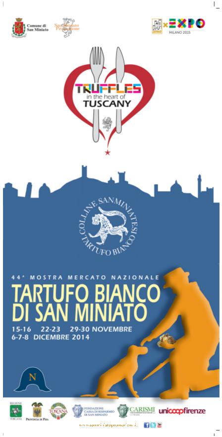 A Novembre e a Dicembre, le Feste del Tartufo a San Miniato (PI)