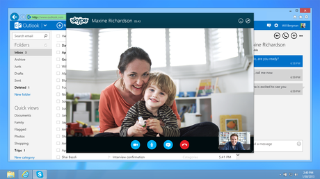 Skype-Web in Outlook