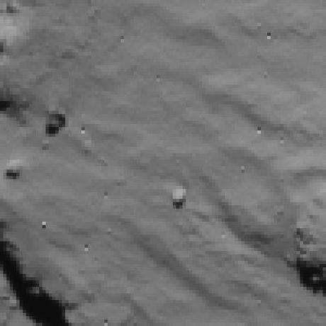 Il primo touchdown di Philae osservato da Rosetta. Crediti: ESA/Rosetta/NAVCAM