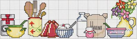 Schemi punto croce stile Country