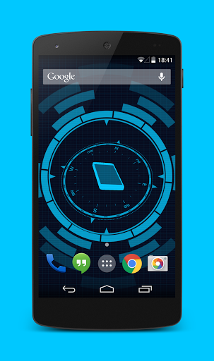  Holo Droid Info   il LIVE WALLPAPER ANDROID per veri geek !!