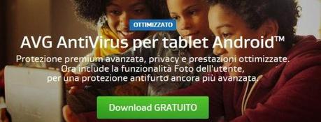 Scarica AVG AntiVirus FREE per Tablet Android