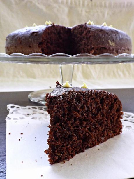 Torta cielo stellato (cacao e gocce di cioccolato bianco)