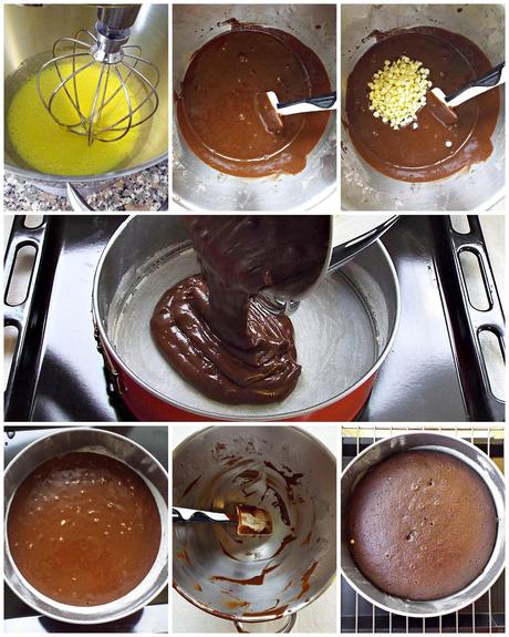 Torta cielo stellato (cacao e gocce di cioccolato bianco)