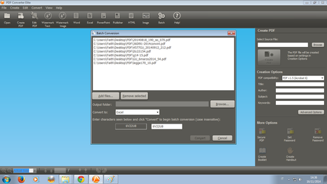 batch conversion pdf converter elite 3