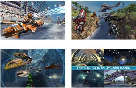 Riptide GP2 il nuovo gioco by Vector Unit | Gare su percorsi d'acqua e acqua scooter da sogno Alcune immagini di Riptide GP2