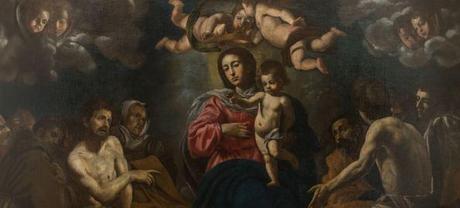 - Battistello Caracciolo - La Madonna di Ognissanti - particolare