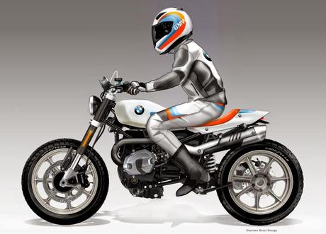 Design Corner - BMW R 1200 AR American Roadster Concept by Oberdan Bezzi