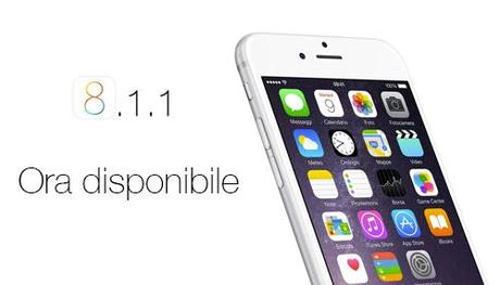 Apple rilascia iOS 8.1.1
