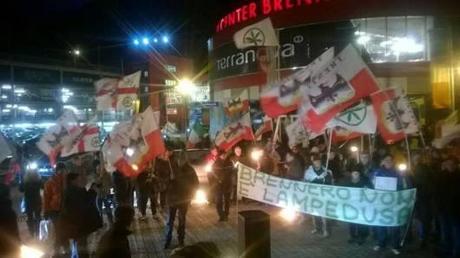 Manifestazione al Brennero