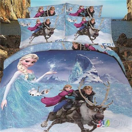 Carino congelato Free Fall letti confortevoli Imposta bambini Bedding Sets