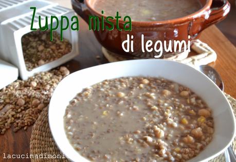 zuppa mista di legumi