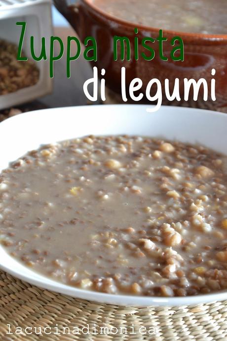 zuppa mista di legumi