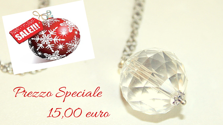 ciondolo crystal bianco preziosi gioielli princess su http://dreamswithlafra.blogspot.it