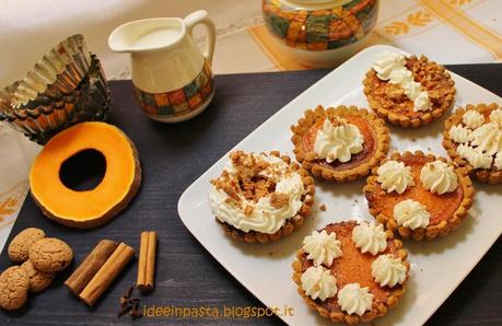 Mini Pumpkin Pie ovvero Crostatine alla Zucca e Re-Cake fa 13