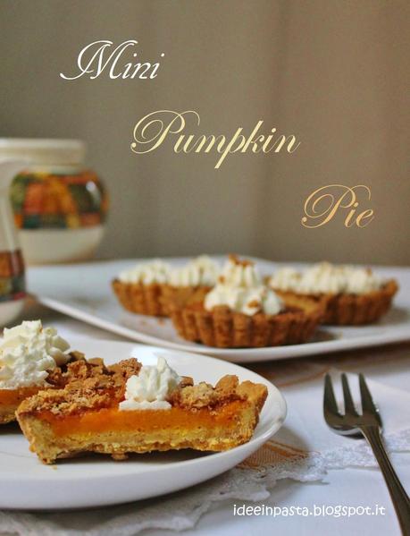 Mini Pumpkin Pie ovvero Crostatine alla Zucca e Re-Cake fa 13