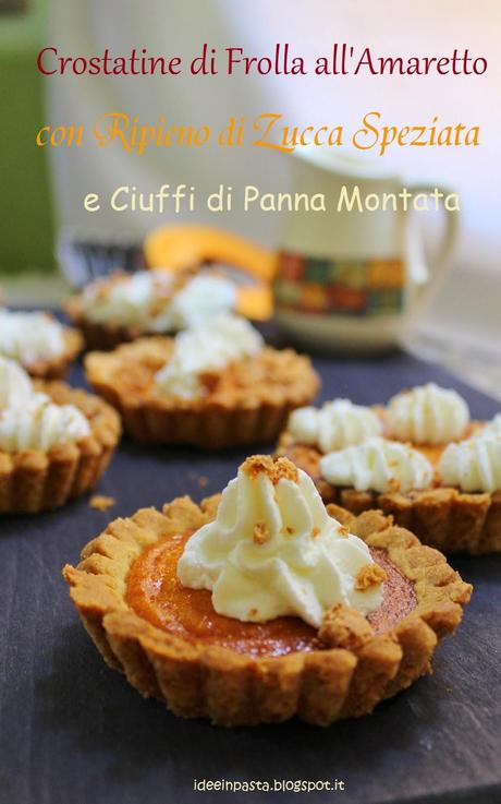 Mini Pumpkin Pie ovvero Crostatine alla Zucca e Re-Cake fa 13