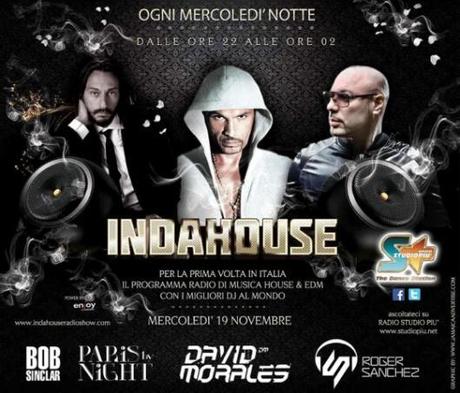 INDAHOUSE RADIO SHOW sbarca in Italia