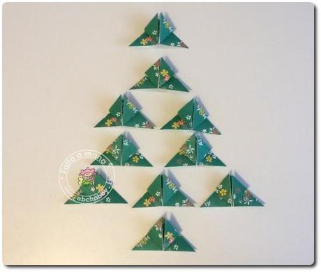 Teabag folding - card albero di Natale