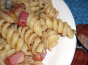 Ricetta: Pasta castagne pancetta
