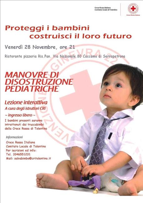 Nuovo appuntamento Manovre Disostruzione Pediatrica a Caccamo di Serrapetrona (Mc)