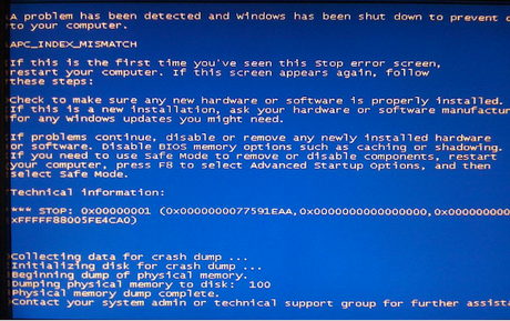 bluescreen