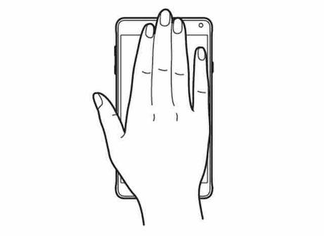 Samsung Galaxy Note 4 silenziare la suoneria mettendo la mano sul display