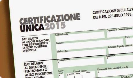 Nuova Certificazione Unica 2015