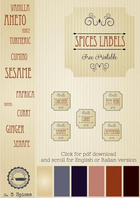 lacaccavella,freeprintable, stampabili, freebie, labels, kitchen, kitchenlabels, etichette, cucina, etichettecucina, organizer, organizzazione