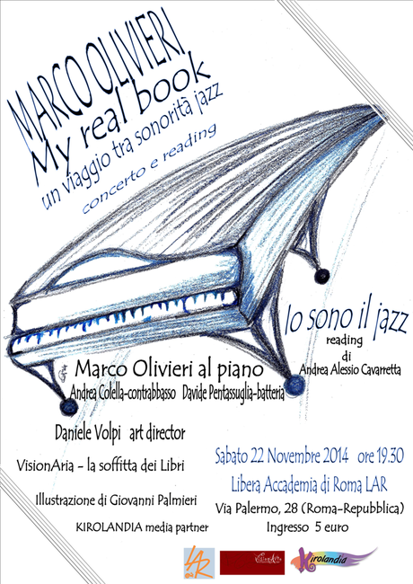 MY REAL BOOK concerto jazz e reading alla LAR di Roma