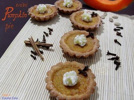 Mini Pie alla Zucca -Pumpkin pie©L.Oggivicucinocosì Mini Pie alla Zucca | Re-Cake